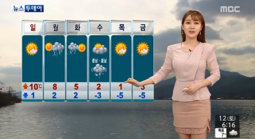 주말 날씨
출처:/ MBC 뉴스화면 캡처