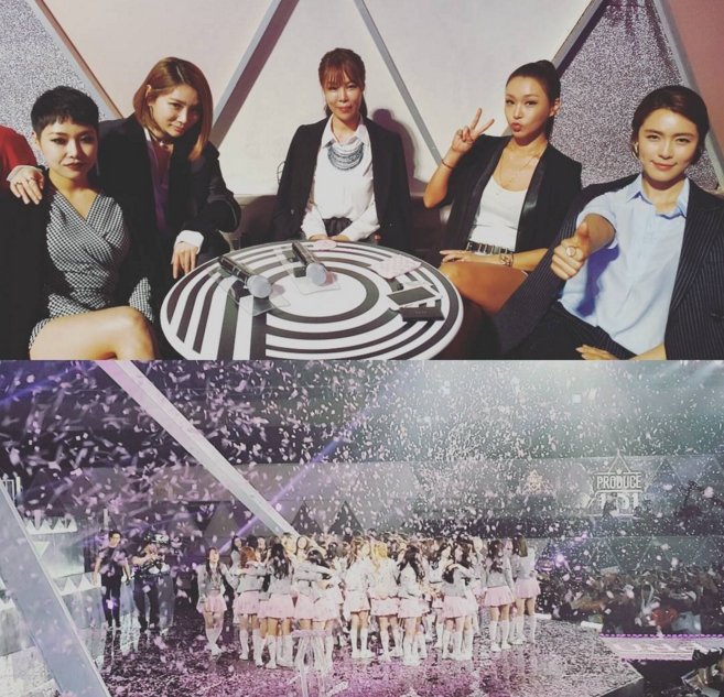 프로듀스101 출처:/ 배윤정 인스타그램