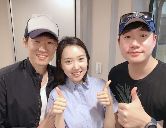 김민지 박지성 출처:/ 배성재 sns