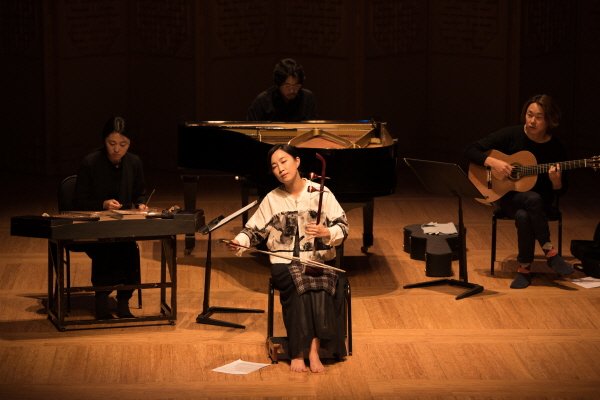 ‘꽃별의 고요의 시간’ 공연사진. 사진=국립국악원 제공