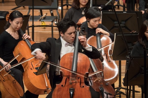 ‘이상 엔더스의 쇼스타코비치 첼로 협주곡’ 공연사진. 사진=서울시립교향악단 제공