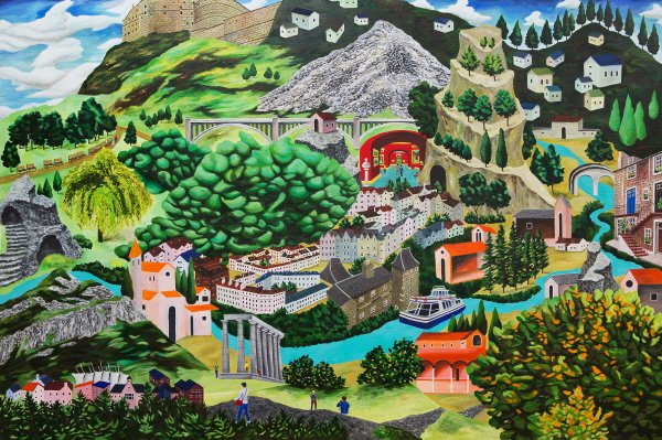 2209 E, 캔버스에 아크릴릭, 130×194cm, 2016. 사진=갤러리밈 제공