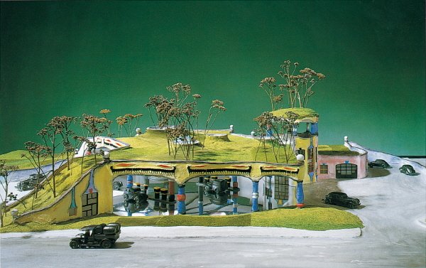 ARCH 62 덜 공격적인 주유소. 사진=2016 Hundertwasser Archive, Vienna
