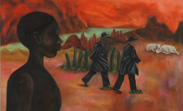 실낙원Ⅰ, oil on canvas, 130.0×80.3, 2016. 사진=강맑음 제공