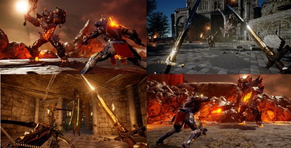 하드코어 액션RPG 장르의 VR게임 '프로젝트 인페르노 VR'이 상반기 중 스팀에서 첫 선을 보인다. (사진=YJM게임즈 제공)