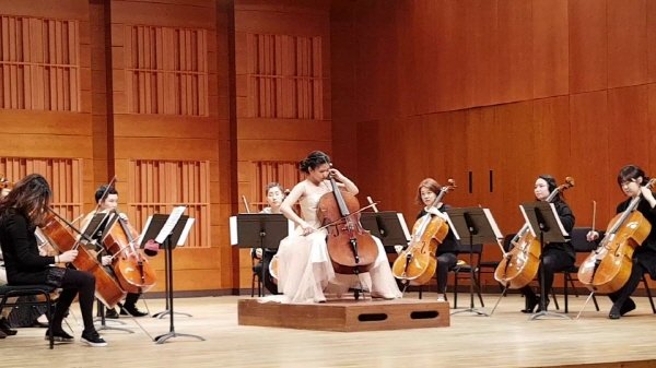 ‘서울솔리스트 첼로앙상블 영아티스트 특별연주회’ 리허설사진. 사진=서울솔리스트 첼로앙상블 제공