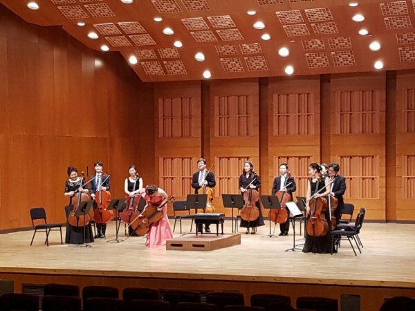 ‘서울솔리스트 첼로앙상블 영아티스트 특별연주회’ 공연사진. 사진=서울솔리스트 첼로앙상블 제공