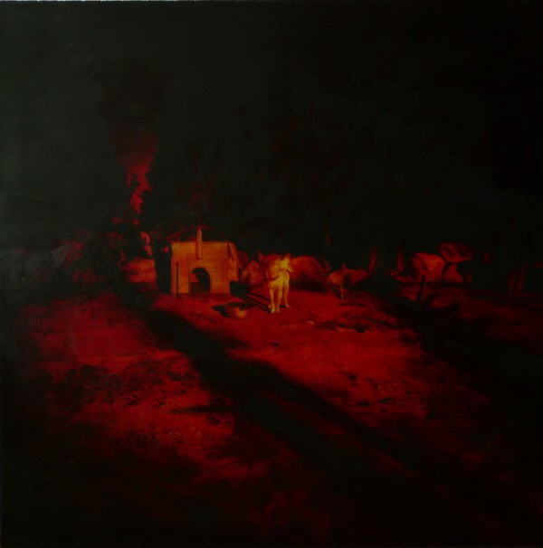 개, 캔버스에 유채, 120x120cm, 2008. 사진=세종문화회관 제공