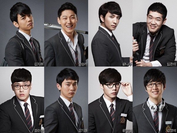 ‘모범생들’ 캐스팅 : 이호영, 김대종, 홍승진, 홍우진, 김슬기, 김대현. 사진=오픈리뷰 제공