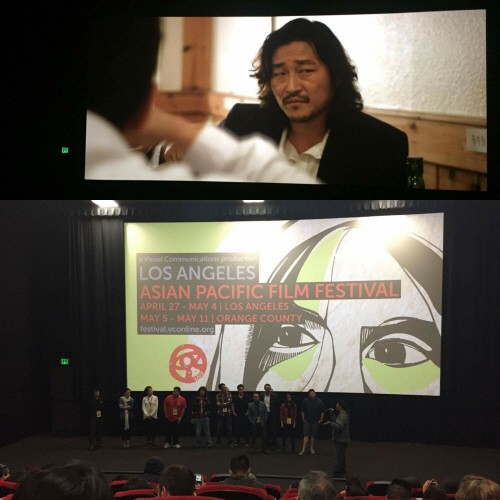 제작, 공동작가, 주연으로 참여한 영화 ‘SHE JANG’의 LA Asian Pacific Film Festival(LA아시아태평양영화제) 시사회. 사진=종맨킴 제공