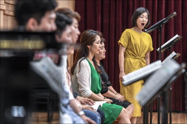 세종 카메라타 오페라 리딩공연 ‘비행사’ 리허설사진. 사진=세종문화회관 제공