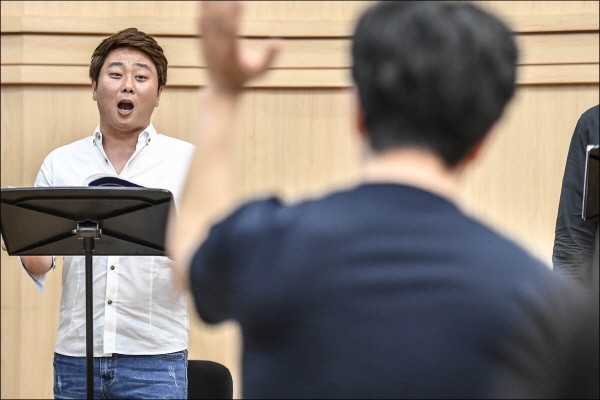 세종 카메라타 오페라 리딩공연 ‘비행사’ 리허설사진. 사진=세종문화회관 제공