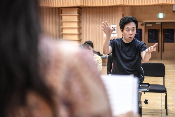 세종 카메라타 오페라 리딩공연 ‘비행사’ 리허설사진. 사진=세종문화회관 제공