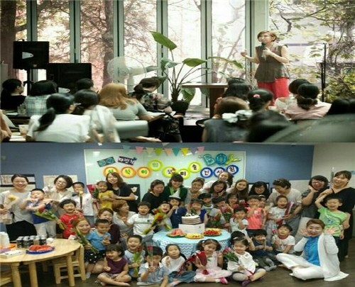 임서영 소장이 전국에 부모와 자녀를 대상으로 강연하는 모습으로, 부모와 자녀들에게 영재교육을 통해 감동과 진심을 전하고 있다. 사진=임서영영재교육연구소 제공