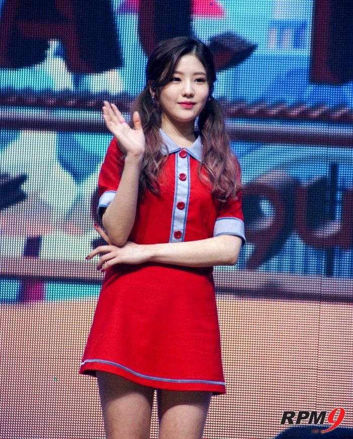 8일 오후 서울 광진구 예스24 라이브홀에서는 그룹 구구단의 새 싱글앨범 '초코코 팩토리(Chococo Factory)' 발매기념 쇼케이스가 개최됐다. 구구단 멤버 혜연이 포토타임에 응하고 있다. (사진=박동선 기자)

