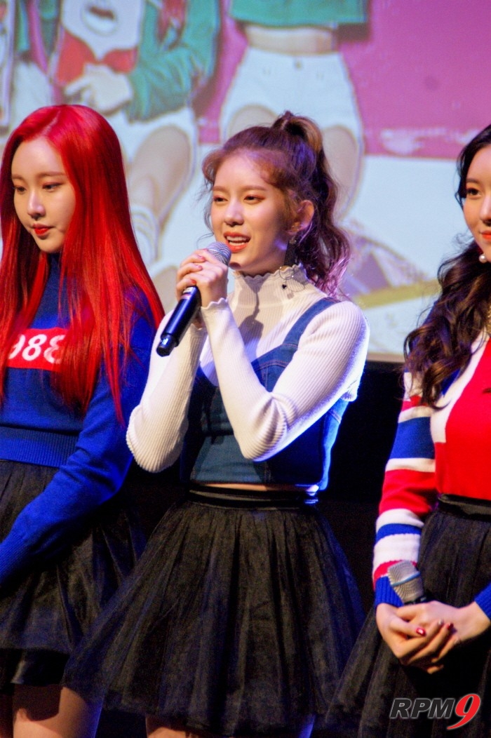 3일 서울 송파구 올림픽공원 뮤즈라이브에서는 그룹 모모랜드의 세 번째 미니앨범 'GREAT!' 발매기념 쇼케이스가 개최됐다. 멤버 데이지의 모습. (사진=박동선 기자)
