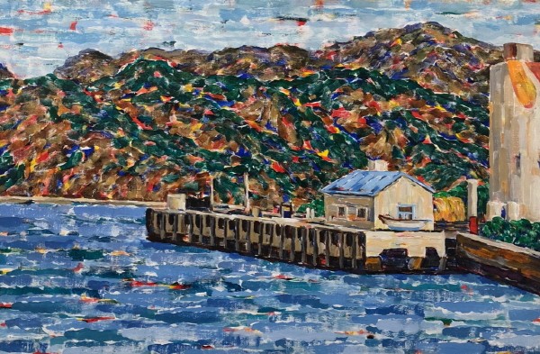 ‘마산항, 60.6×90.9cm, Acrylic on canvas, 2016’. 사진=갤러리 바이올렛 제공