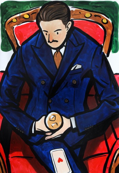 ‘외톨이, 116×80.3cm, Acrylic on canvas, 2018’. 사진=희수갤러리 제공