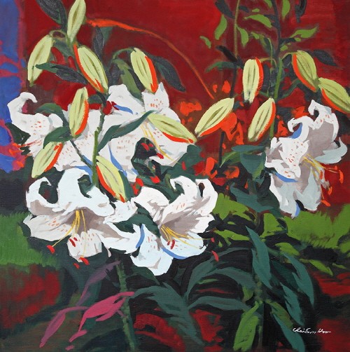 ‘With charity Ⅰ(사랑으로 함께), 72.70×72.7cm’. 사진=최은희 제공