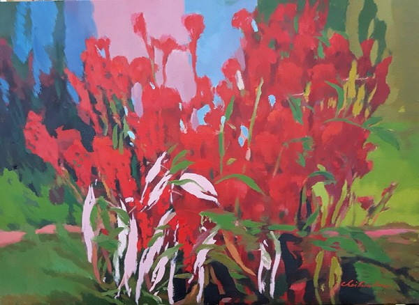 ‘With charity Ⅳ(사랑으로 함께), 72.70×53.0cm’. 사진=최은희 제공