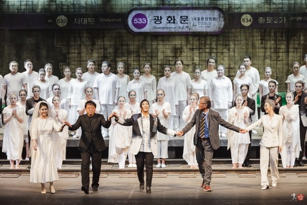 ‘오프페오와 에우리디체’ 공연사진. 사진=서울오페라앙상블 제공