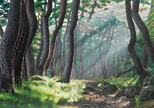 ‘호기심 - 1, 91×72.3cm, Oil on canvas, 2010’. 사진=이기옥 제공