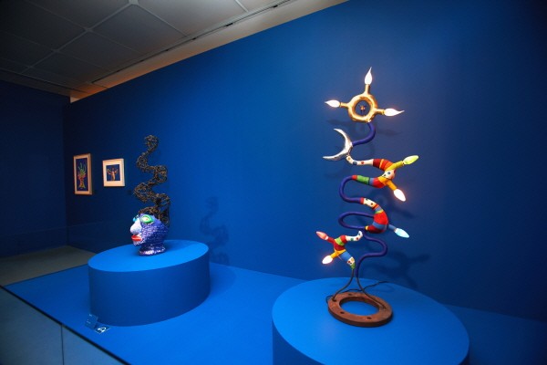 ‘영혼의 자화상, 석고에 비닐 페인트, 철사와 플라스틱, 100×40×50cm, 1982’. 사진=예술의전당 제공