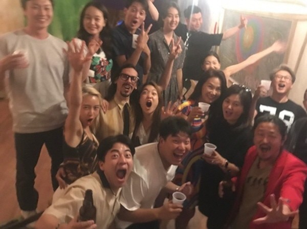 Hollywood 워크숍에 함께 참여 한 배우들. 사진=권동원 제공
