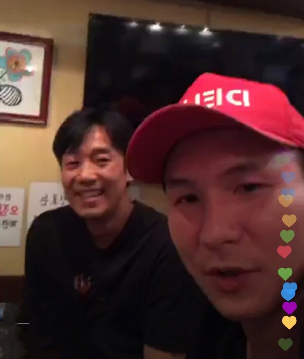 사진=김리우 인스타그램 라이브 캡처