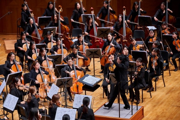 ‘숙명필하모닉 오케스트라’ 공연사진. 사진=예술의전당 제공
