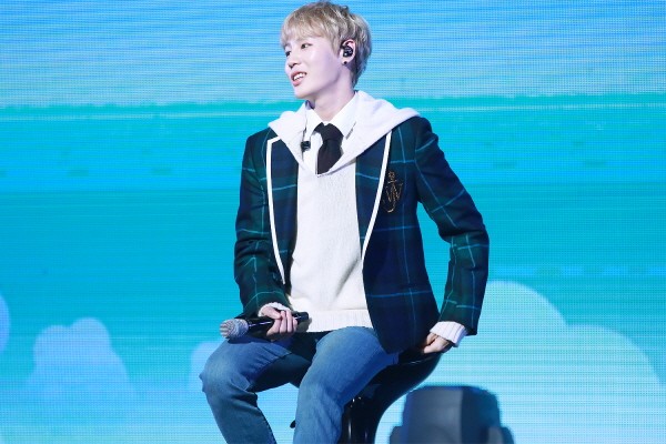 하성운 첫 번째 미니앨범 ‘My Moment’ 발매 기념 쇼케이스 공연사진. 사진=스타크루이엔티 제공