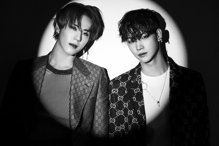 최근 서울 성수동 푸르너스가든에서는 GOT7 새 유닛 'Jus2' 첫 앨범 'FOCUS' 발매기념 인터뷰가 진행됐다. (사진=JYP엔터테인먼트 제공)
