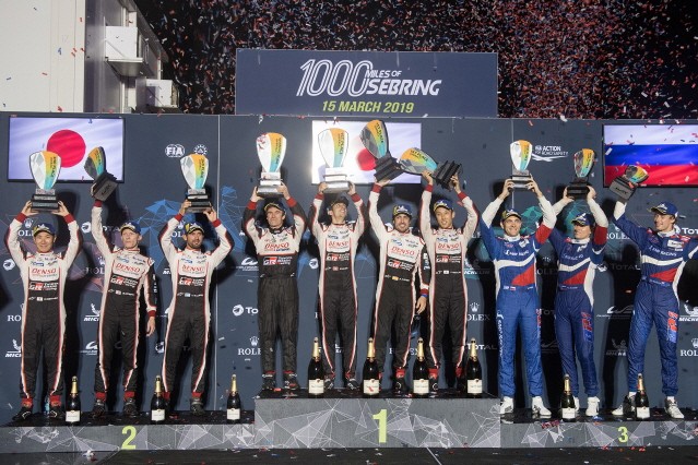 토요타, 2018~19 WEC 세브링 1000마일 내구 레이스 우승
