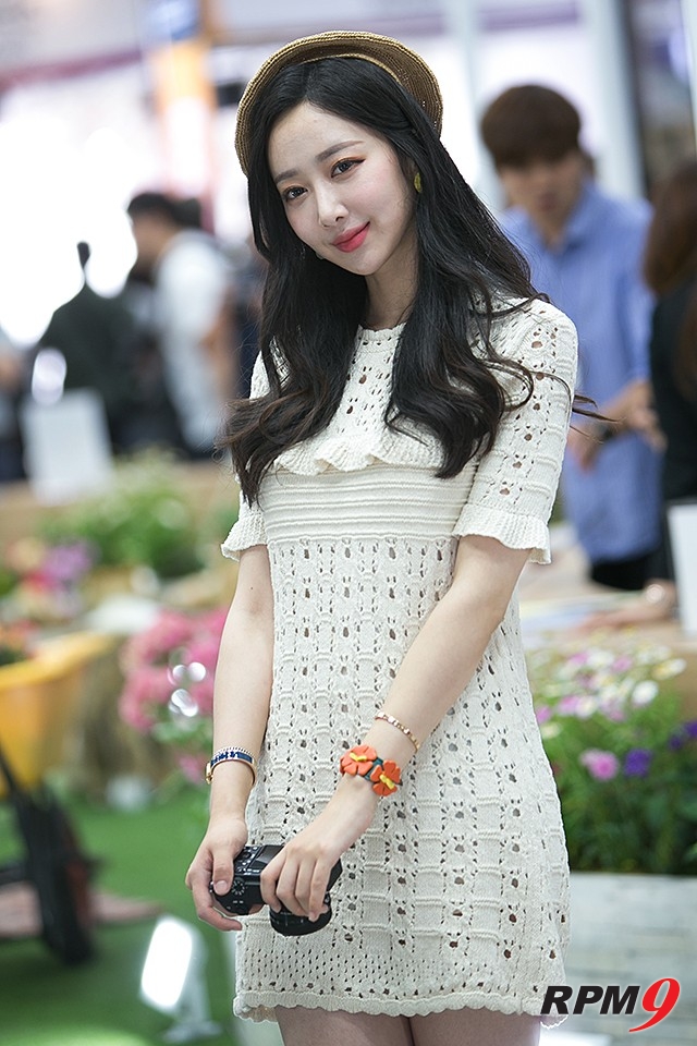 P&I2019 소니코리아 부스 모델 신해리 (사진 황재원 기자)