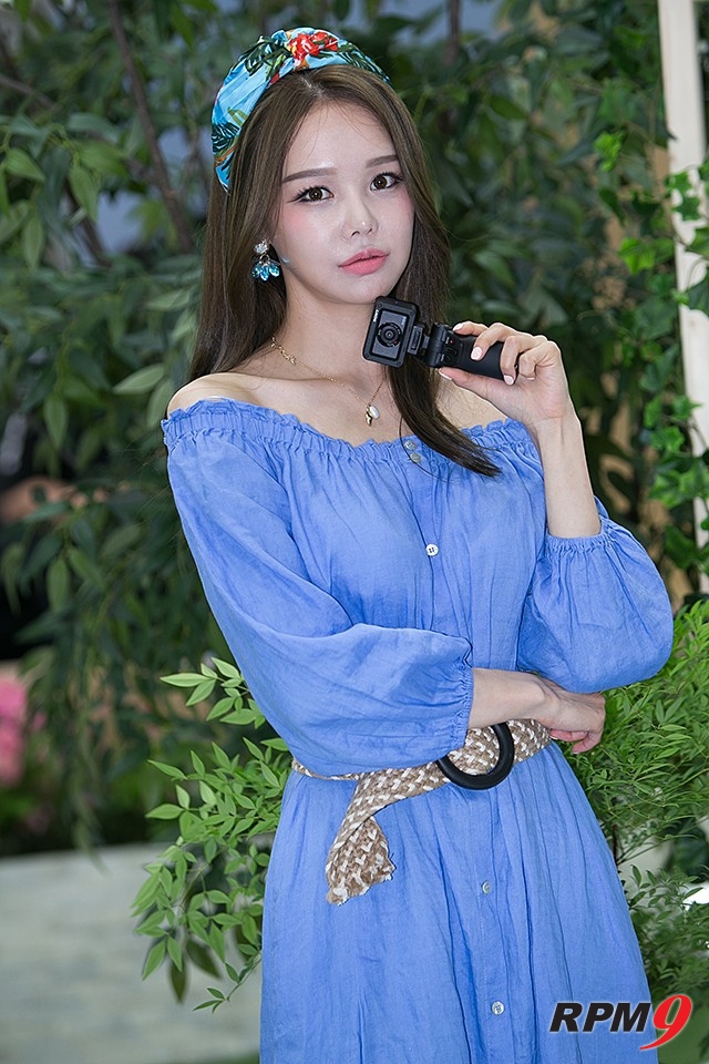 P&I 2019 소니코리아 부스 모델 김혜지 (사진 황재원 기자)