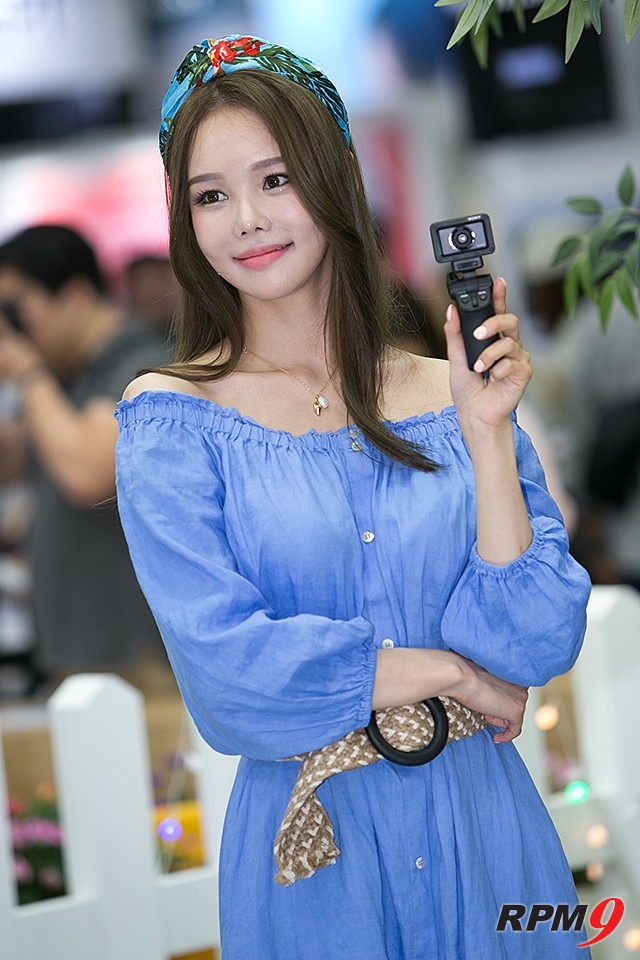 P&I 2019 소니코리아 부스 모델 김혜지 (사진 황재원 기자)