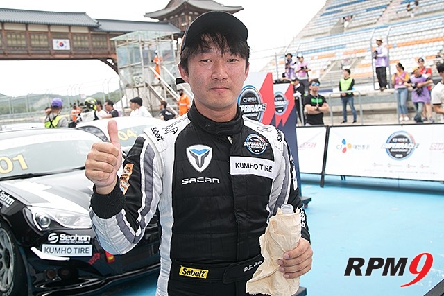 CJ대한통운 슈퍼레이스 챔피언십 3전 GT1 결승 3위, 전대은 선수 (사진 황재원 기자)