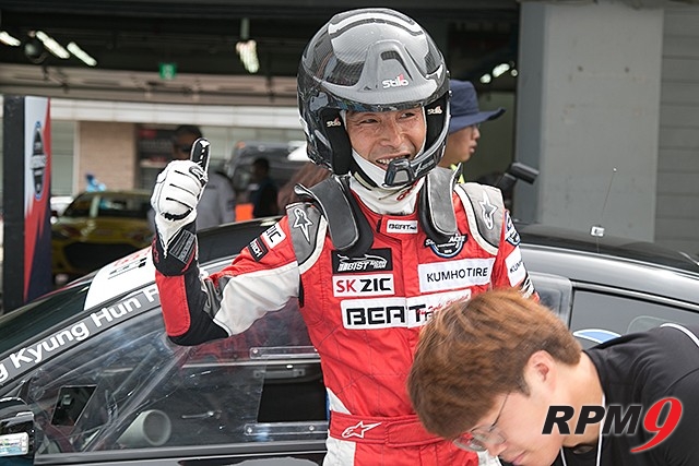 CJ대한통운 슈퍼레이스 챔피언십 3전 GT1 결승 1위, 정경훈 선수 (사진 황재원 기자)