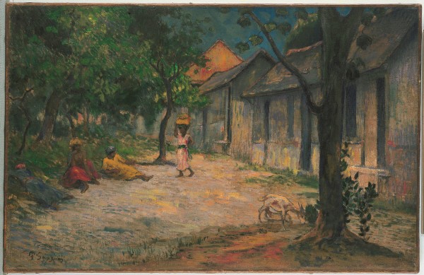폴 고갱(Paul Gauguin) ‘마르티니크의 마을(Village in Martinique), 캔버스에 유채(Oil on canvas), 1887’. 사진=컬쳐앤아이리더스 제공