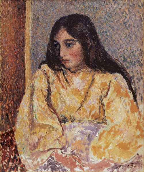 카미유 피사로(Camille Pissarro) ‘잔느의 초상화(Portrait of Jeanne), 캔버스에 유채(Oil on canvas), ca. 1893’. 사진=컬쳐앤아이리더스 제공