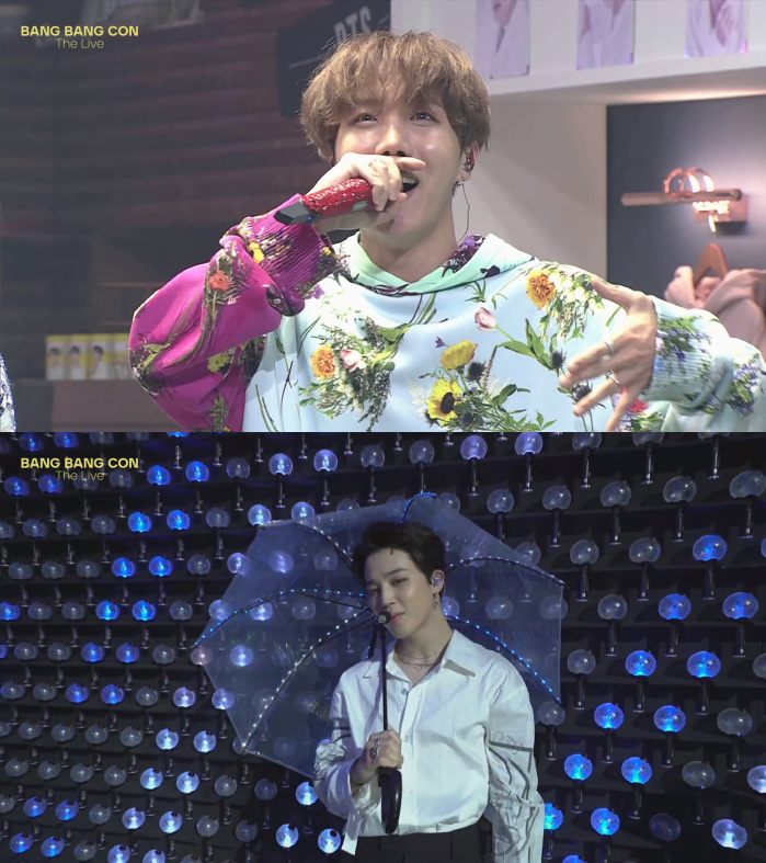 (위부터)방탄소년단 제이홉, 지민. (사진=빅히트엔터테인먼트 제공)