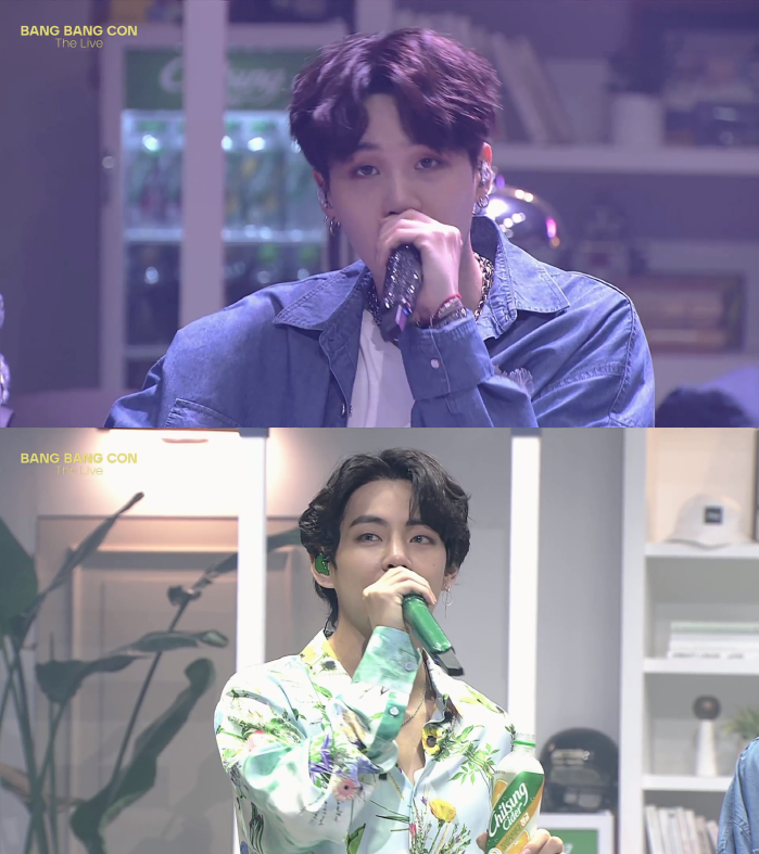 (위부터)방탄소년단 슈가, 뷔. (사진=빅히트엔터테인먼트 제공)