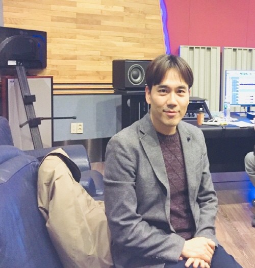 녹음 스튜디오에서의 김기환. 사진=김기환 제공