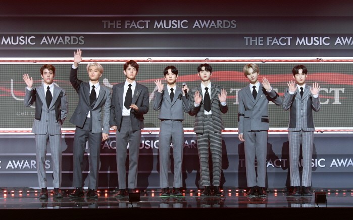 2020 TMA 넥스트리더 상 수상자 엔하이픈. (사진=더팩트 뮤직 어워드 조직위원회 제공)