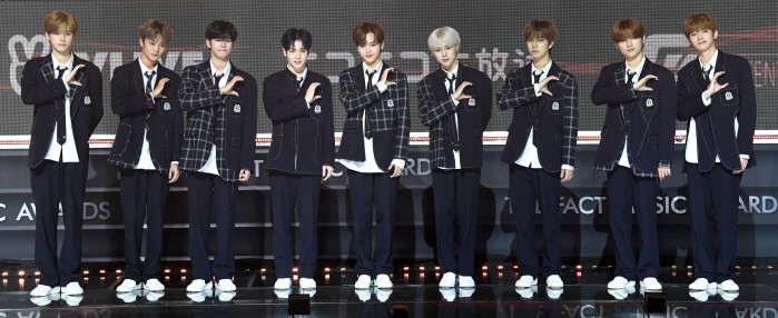 2020 TMA 넥스트리더 상 수상자 크래비티. (사진=더팩트 뮤직 어워드 조직위원회 제공)