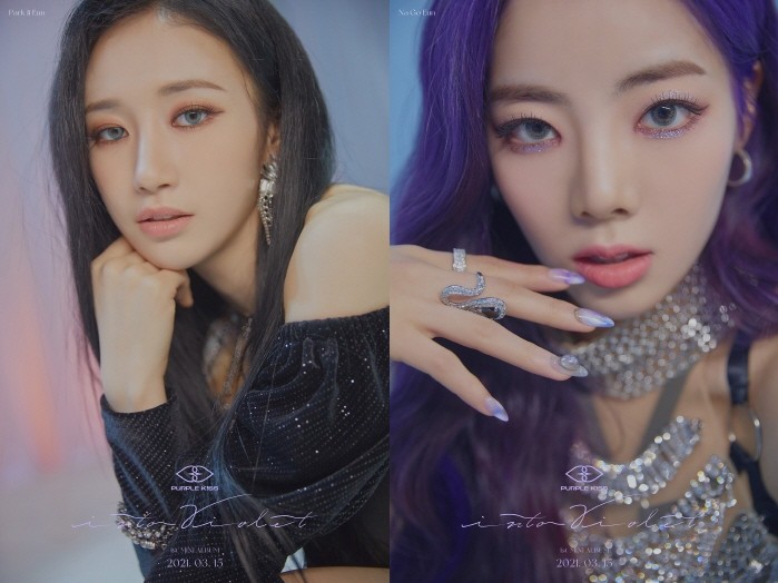(왼쪽부터) 퍼플키스 박지은, 나고은. (사진=RBW 제공)
