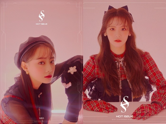 신인 걸그룹 핫이슈 멤버 나현(왼쪽), 메이나(오른쪽). (사진=S2엔터테인먼트 제공)