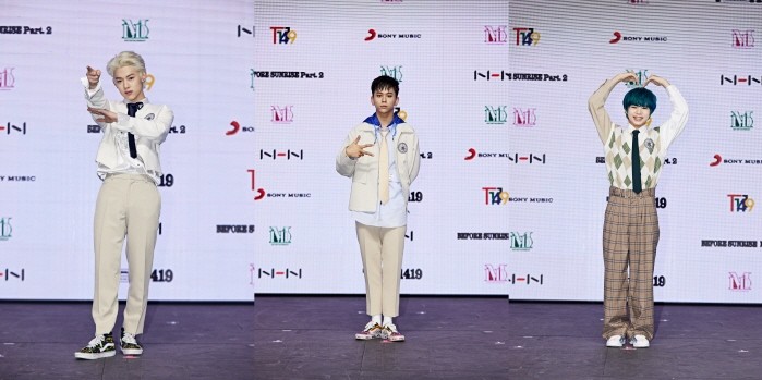 T1419 카이리-케빈-키오. (사진=MLD엔터테인먼트 제공)