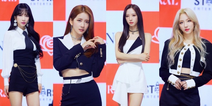 (왼쪽부터) 설아·엑시·보나·은서 등 우주소녀 4인이 올 여름쯤 유닛형태로 출격할 전망이다. (사진=스타쉽옌터톄인먼트 제공)