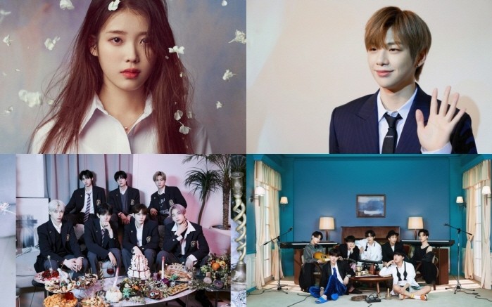 가온차트, 4월 월간차트 공개…아이유·강다니엘 각 2관왕, 엔하이픈 앨범1위